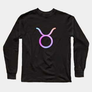 taurus colorful aura Long Sleeve T-Shirt